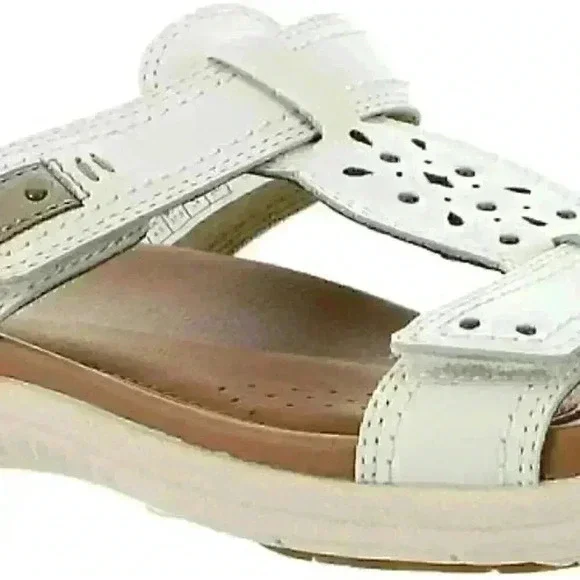 Cobb Hill Rubey Perf Slide Womens Sandal 10 BM US WhitePewter SAVE $30 - Picture 1 of 13